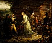 John Blake White Mrs. Motte Directing Generals Marion and Lee to Burn Her Mansion by John Blake White oil on canvas